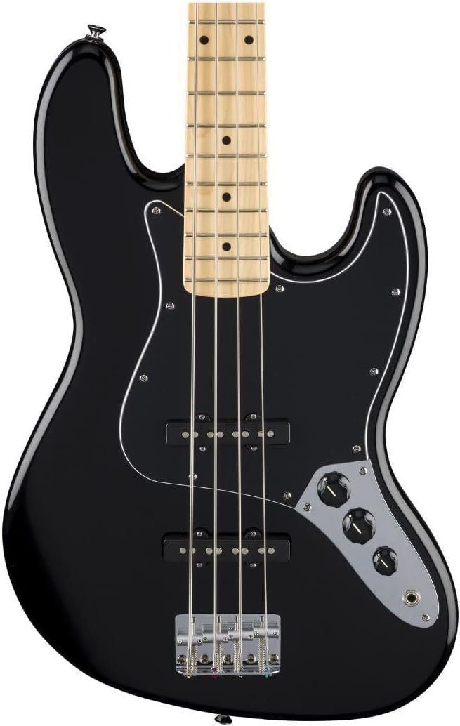 Fender Standard Jazz Bass - Black, Maple Fingerboard