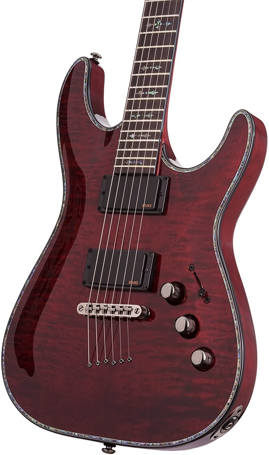 Schecter Hellraiser C-1 Electric Guitar (Black Cherry)