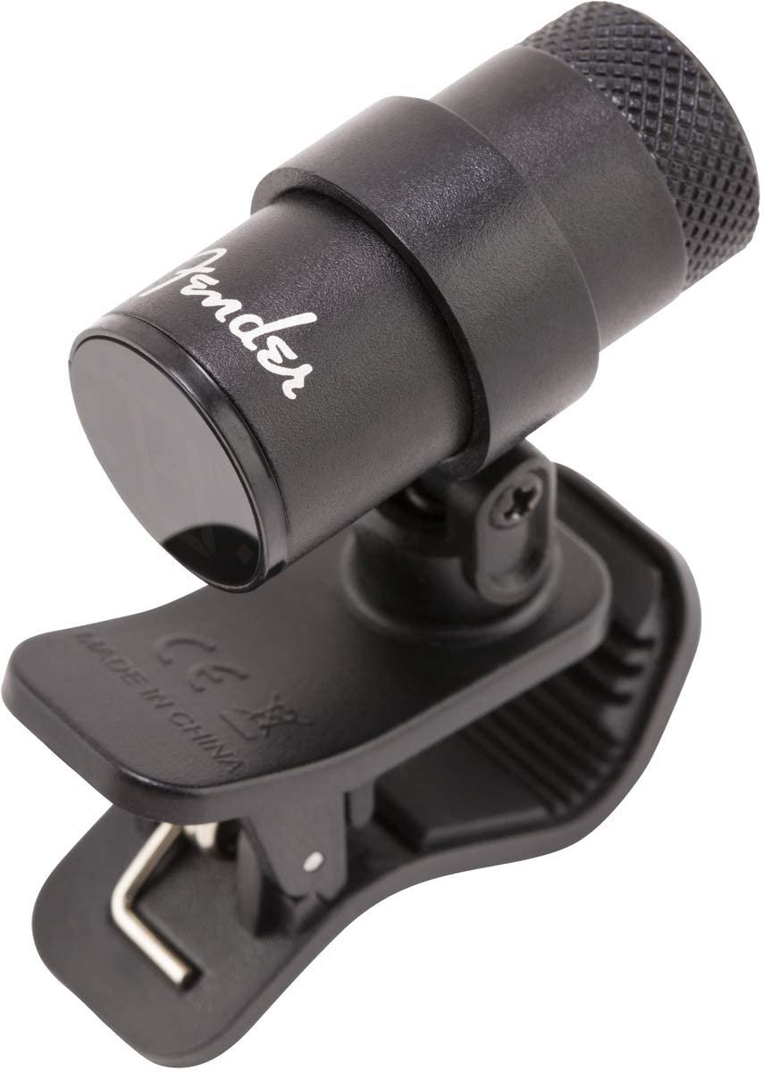 Fender "Bullet" Chromatic Tuner for Electric Guitar, Acoustic Guitar, Bass Guitar, Mandolin, Violin, Viola, and Banjo