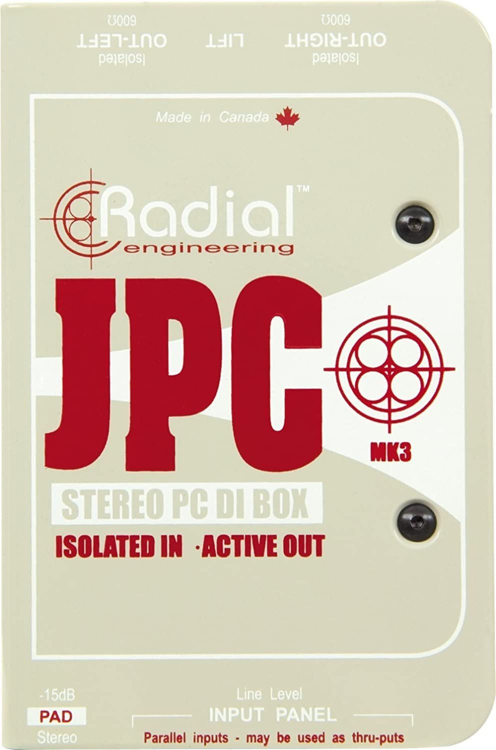 Radial Engineering JPC Stereo PC DI Box