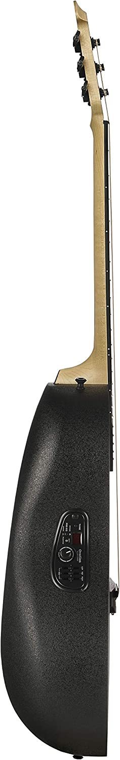 Ovation Mod TX Collection Acoustic-Electric Guitar, Textured Black, Deep Contour Body (2078TX-5)