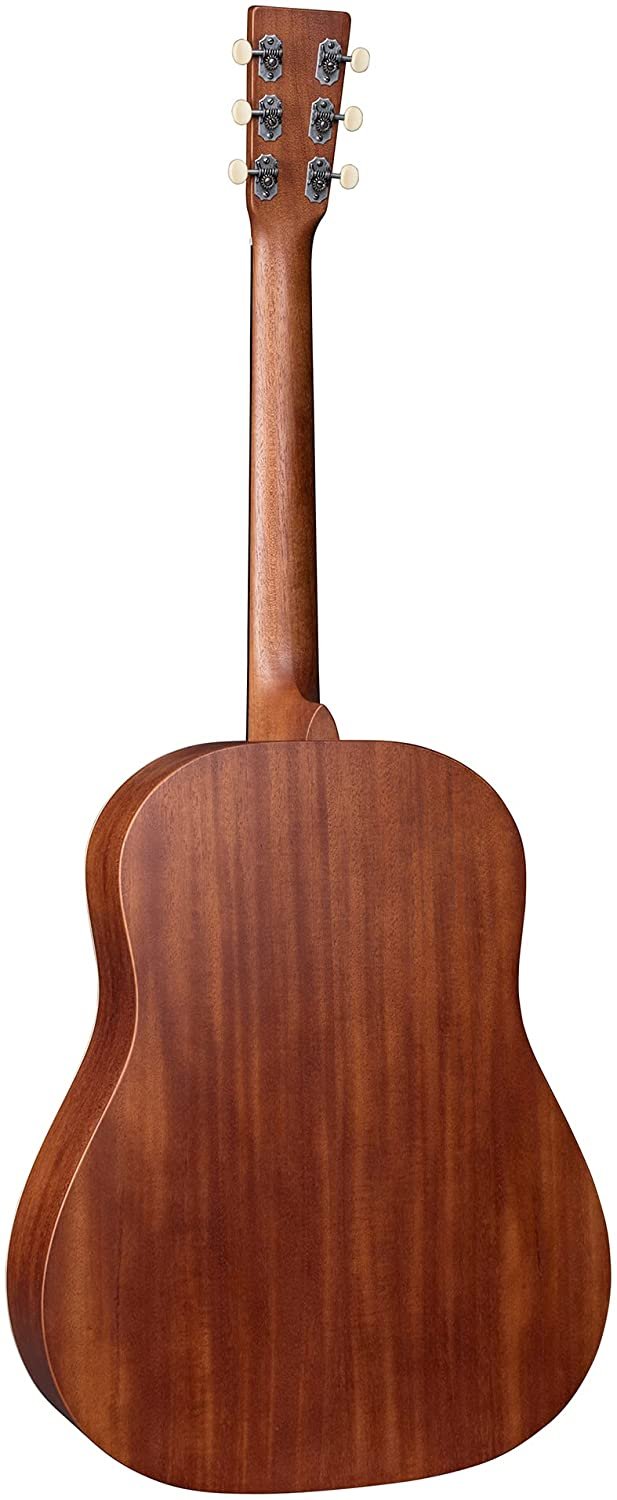 Martin Guitar DSS-17 Acoustic Guitar with Soft-Shell Case, Sitka Spruce and Mahogany Construction, Satin Finish, 000-14 Fret Slope Shoulder, and Modified Low Oval Neck Shape, Whiskey Sunset