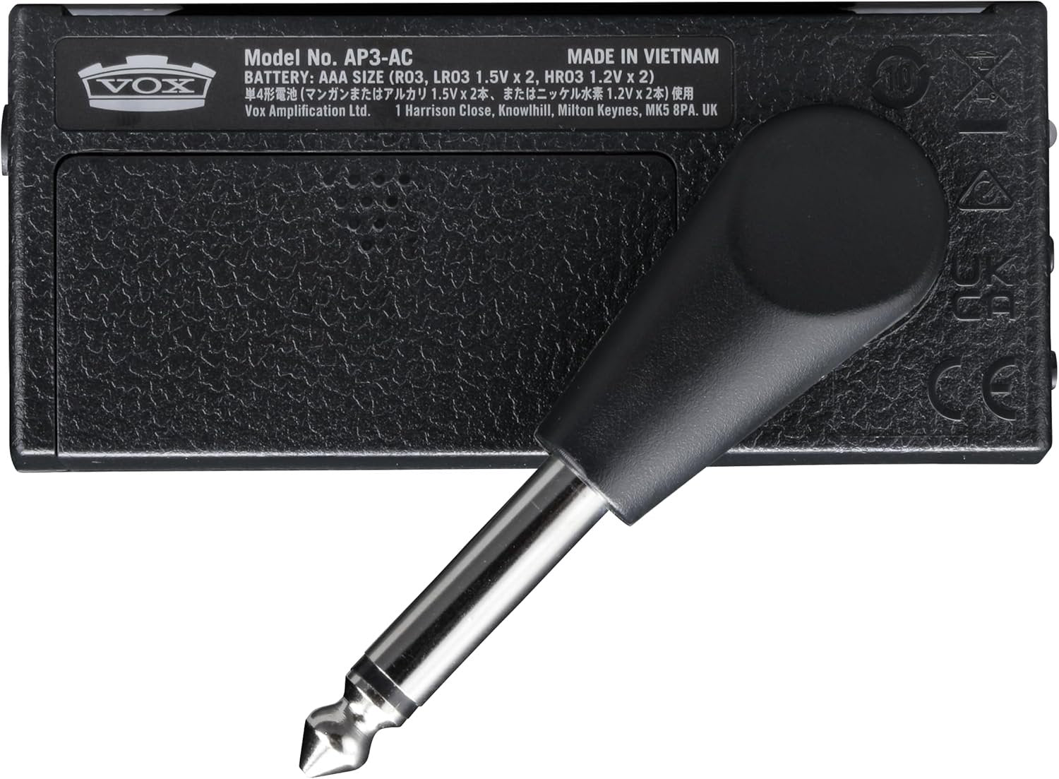 Vox amPlug 3 AC30 Headphone Guitar Amplifier w/Stereo FX, Tremolo, Speaker Emulation, Built-in Rhythms, and Aux in