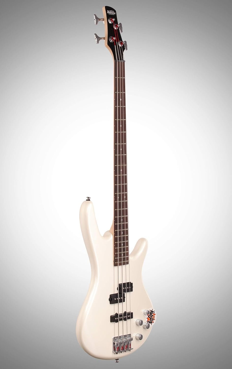 Ibanez 4 String Bass Guitar, Right Handed, Pearl White (GSR200PW)