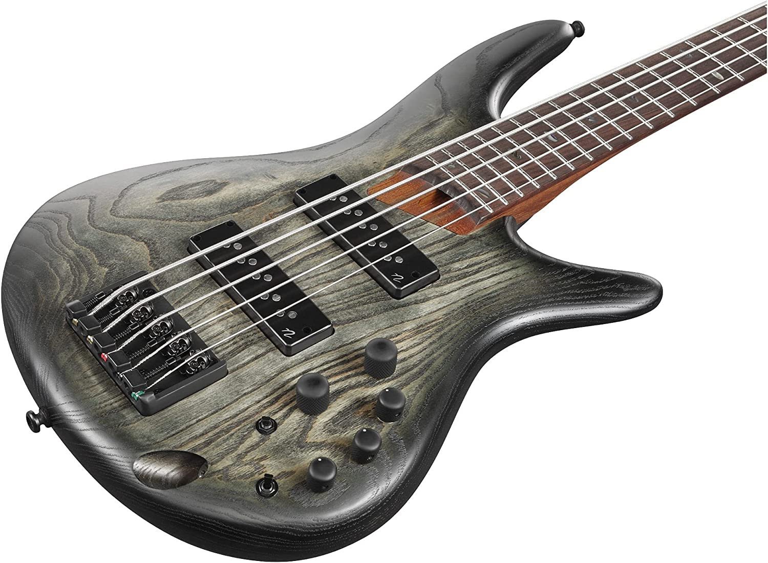 Ibanez SR Standard 5-String Electric Bass Guitar (Black Stained Burst, Right-Hand)