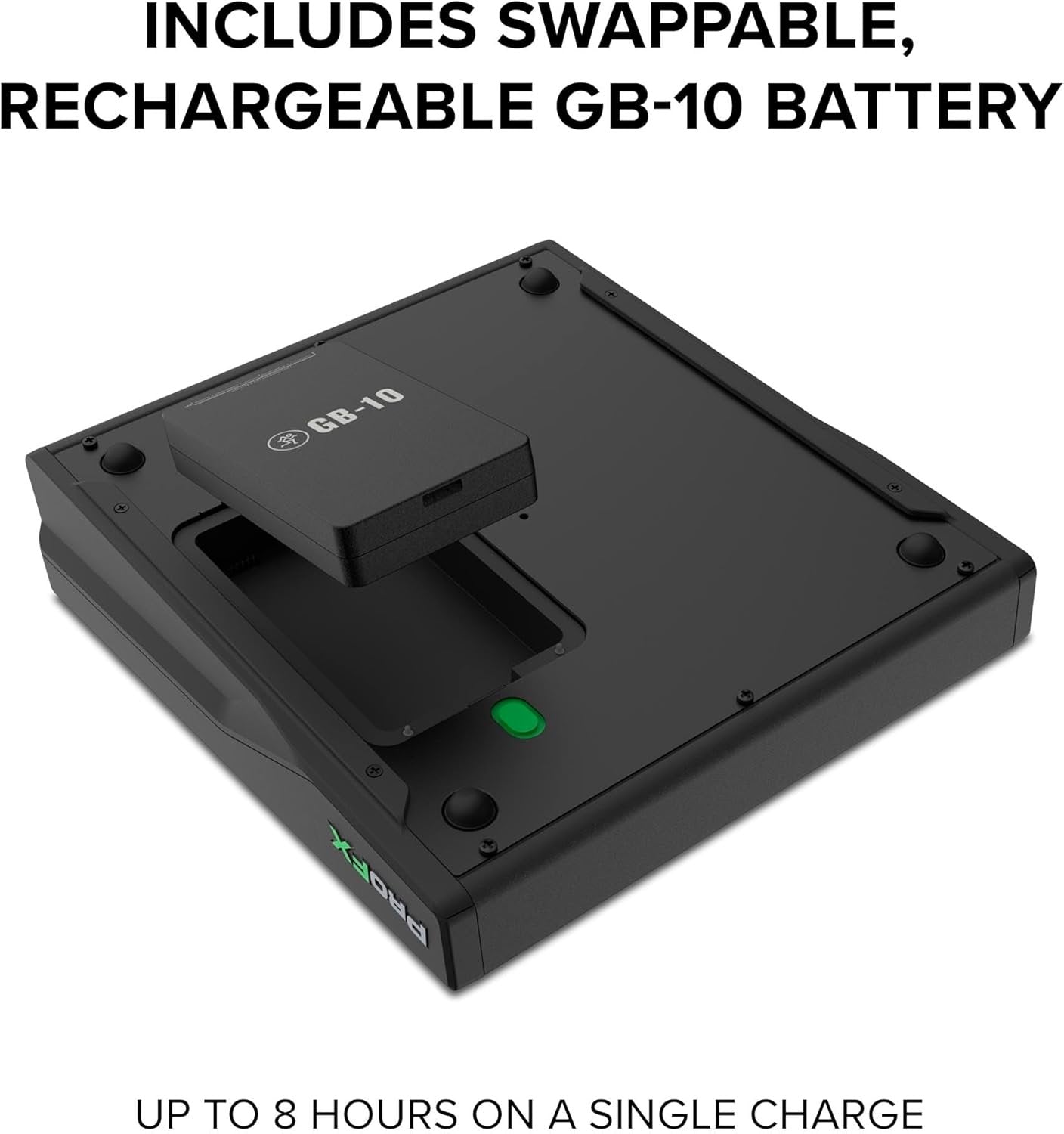 Mackie ProFX10 Go Battery-powered 10-channel Mixer with USB and Enhanced Effects