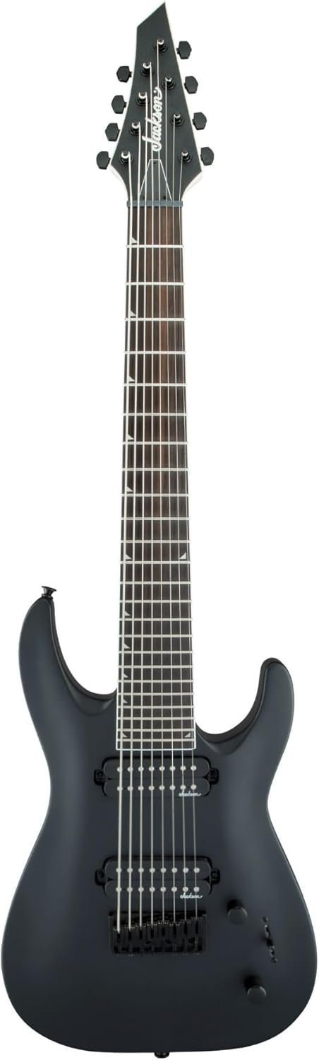Jackson JS Series Dinky JS32-8 - Satin Black with Amaranth Fingerboard