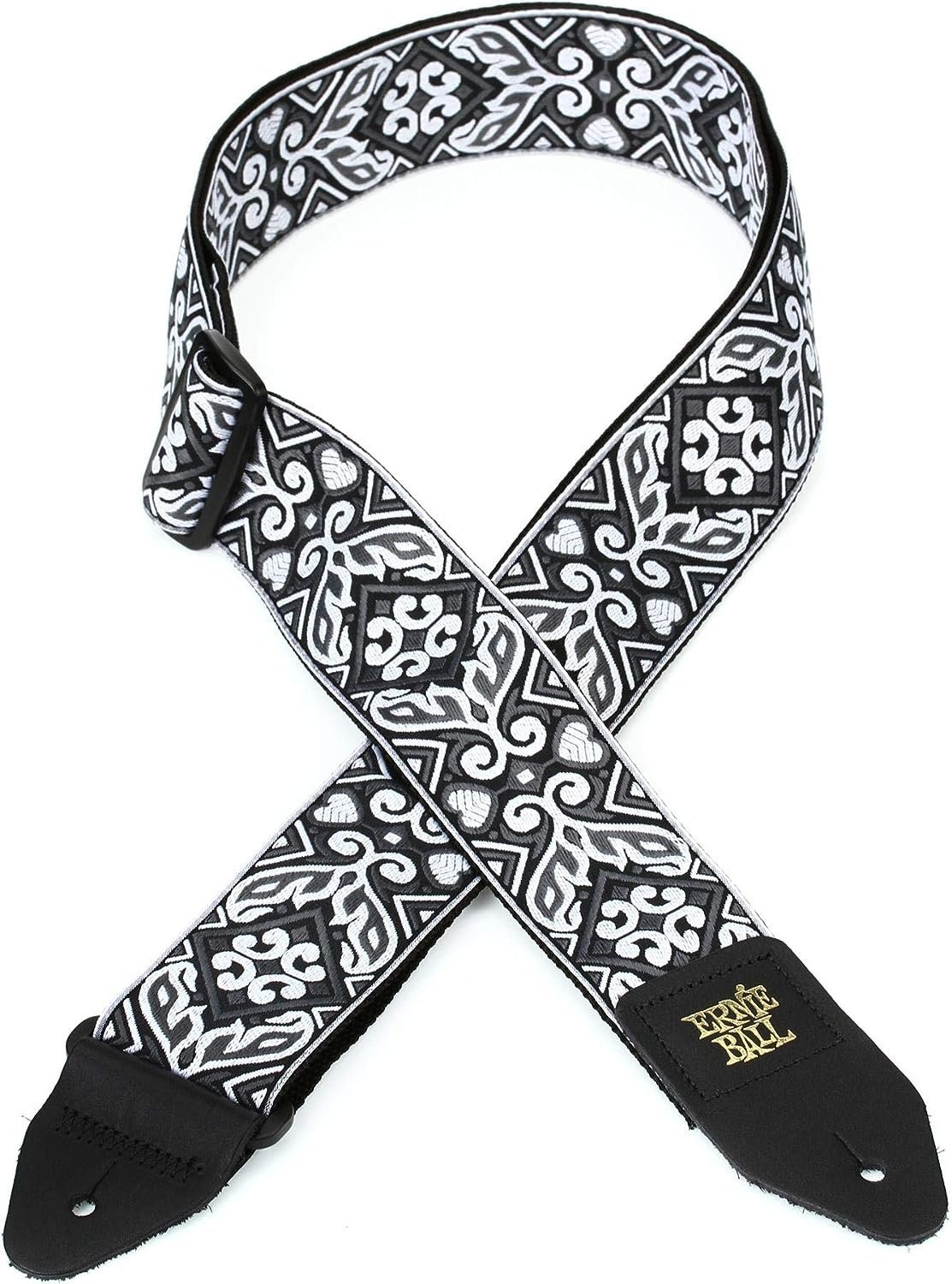 Ernie Ball Jacquard Guitar Strap, Tribal Silver (P04166)