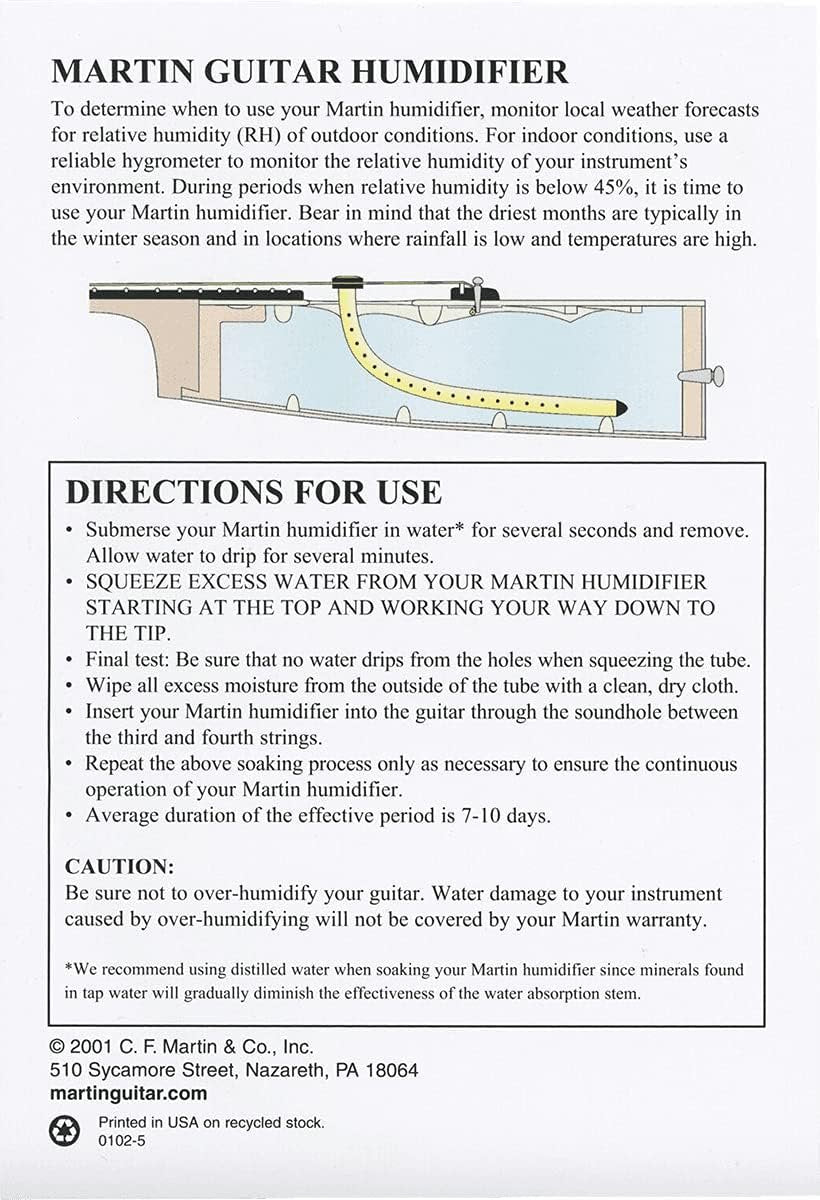 Martin Guitar Humidifier