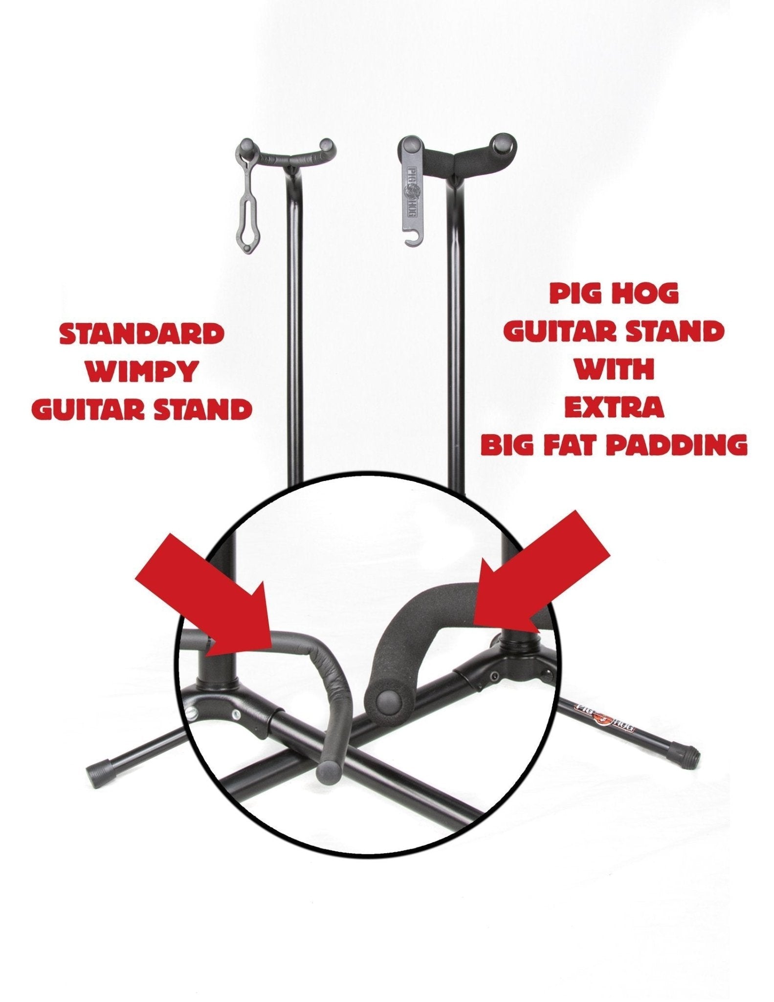 pig hog Black Guitar Stand