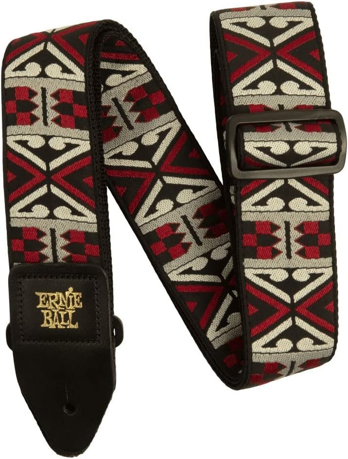 Ernie Ball Primal Red Jacquard Strap