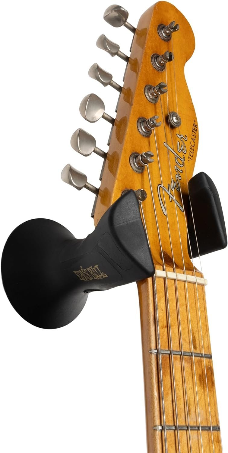 Ernie Ball Guitar/Bass Wall Mount Hanger - Black (P09619)