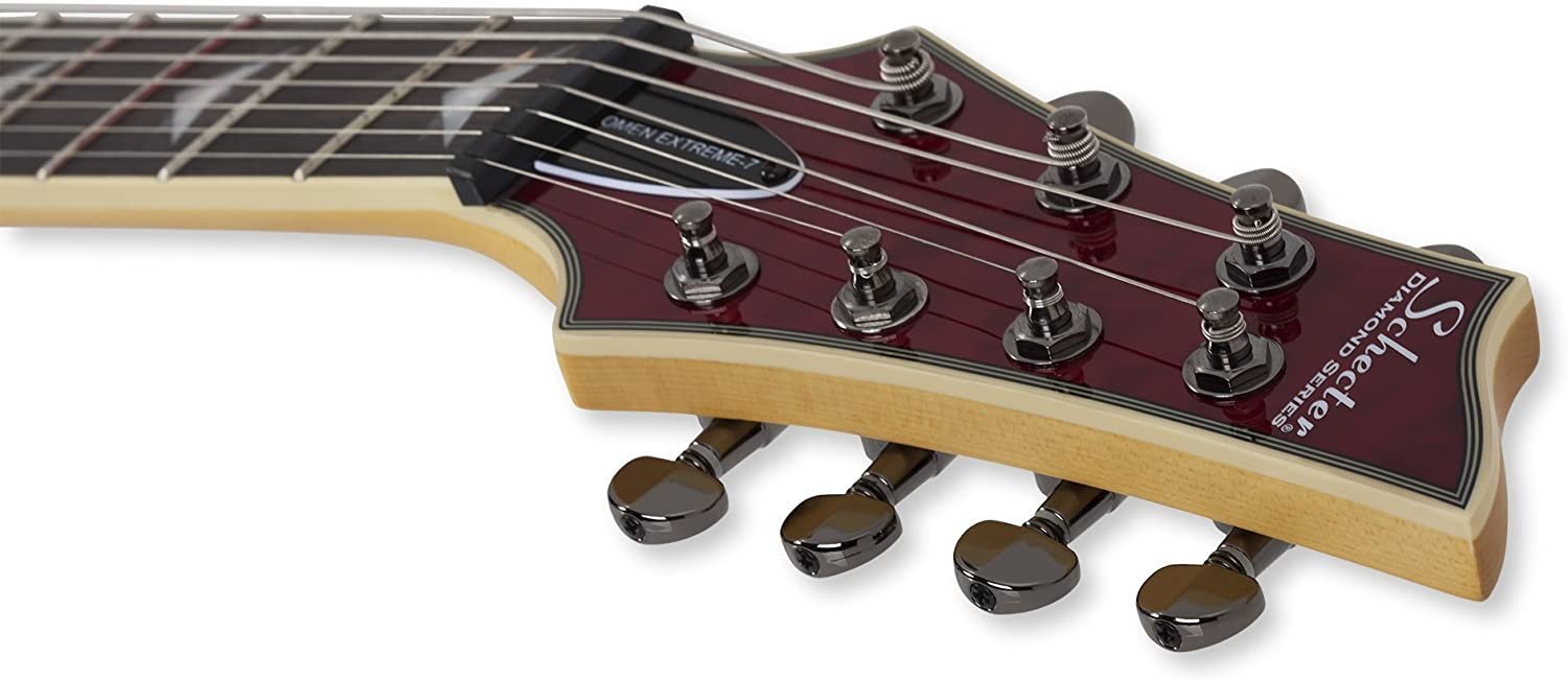 Schecter Omen Extreme-7 Electric Guitar (Black Cherry)