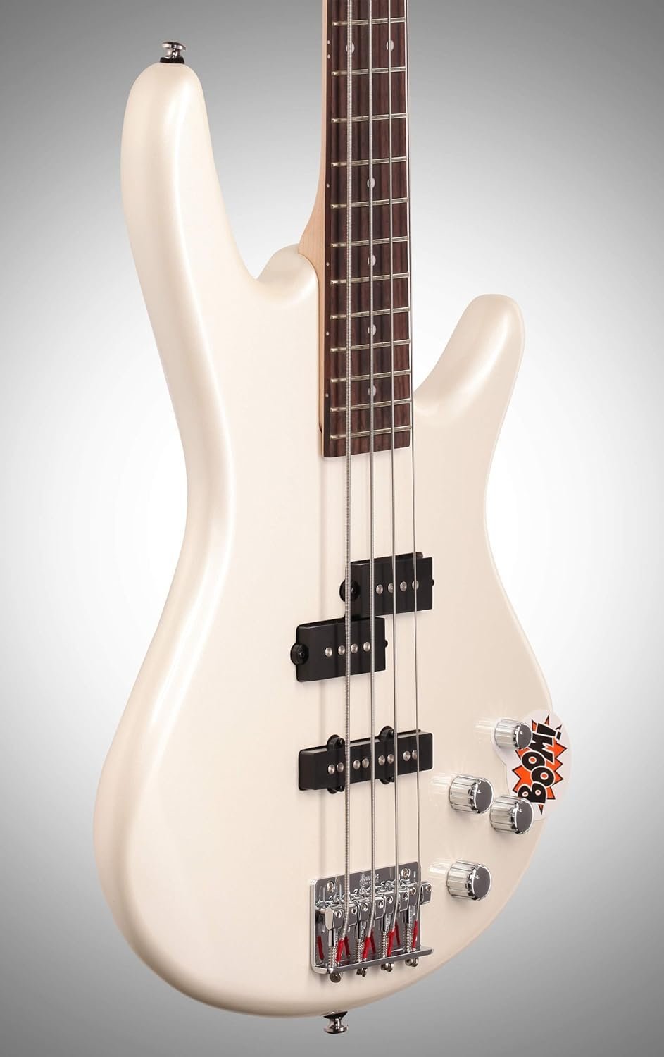 Ibanez 4 String Bass Guitar, Right Handed, Pearl White (GSR200PW)