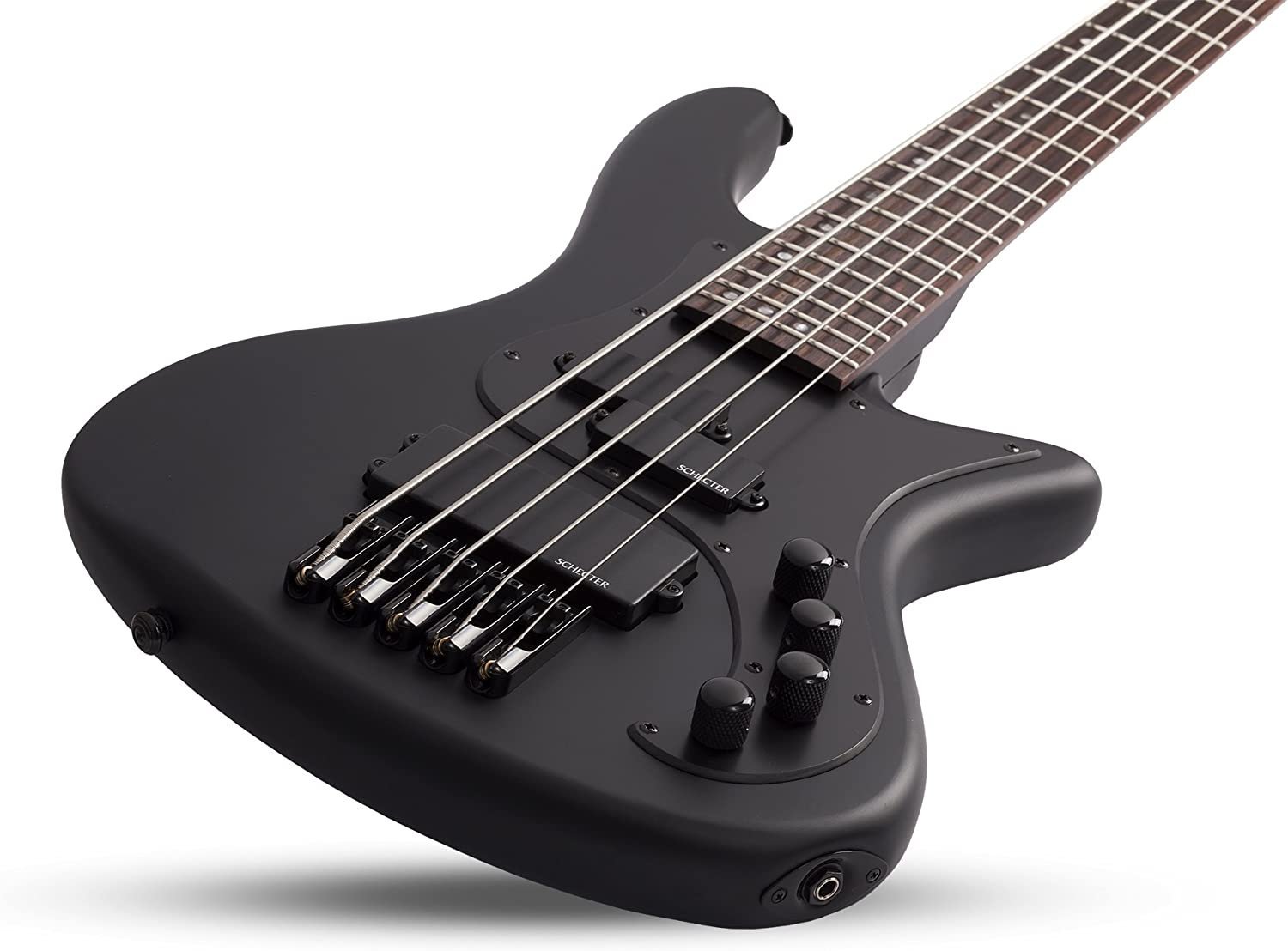 Schecter 2523 5-String Bass Guitar, Satin Black