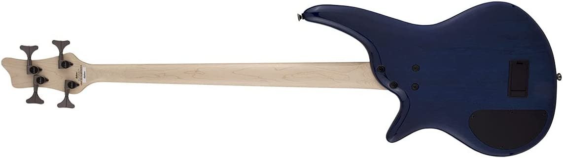 Jackson JS Series Spectra Bass JS3Q, Laurel Fingerboard, Amber Blue Burst