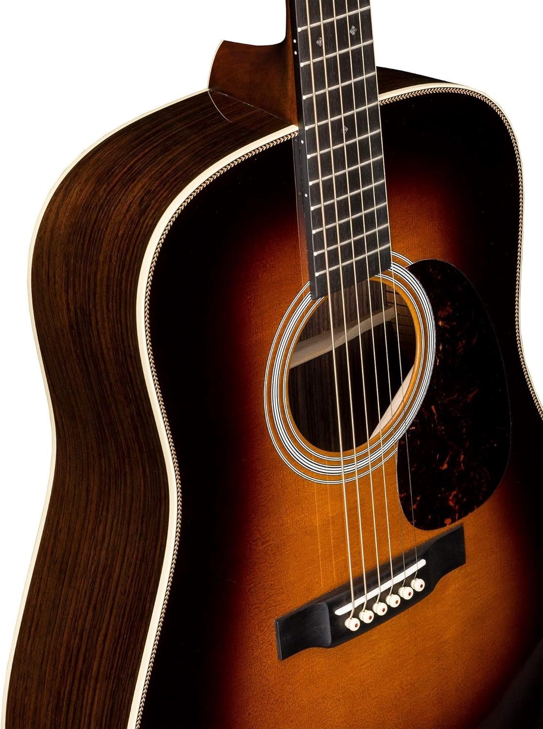 Martin Guitar Standard Series Acoustic Guitars, Hand-Built Martin Guitars with Authentic Wood HD-28 Sunburst