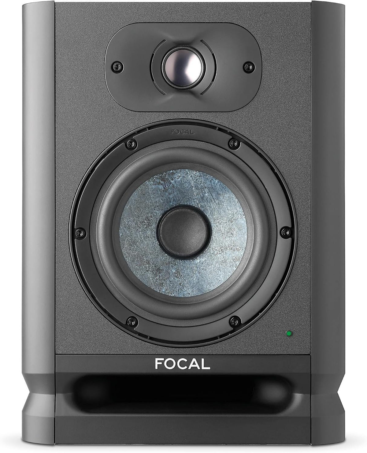 Focal Alpha 50 Evo – 5" Active 2-Way Studio Monitor, 60W RMS Bi-Amp, Slatefiber Woofer, 45Hz–22kHz, Neutral Nearfield Reference Speaker – Sold Individually