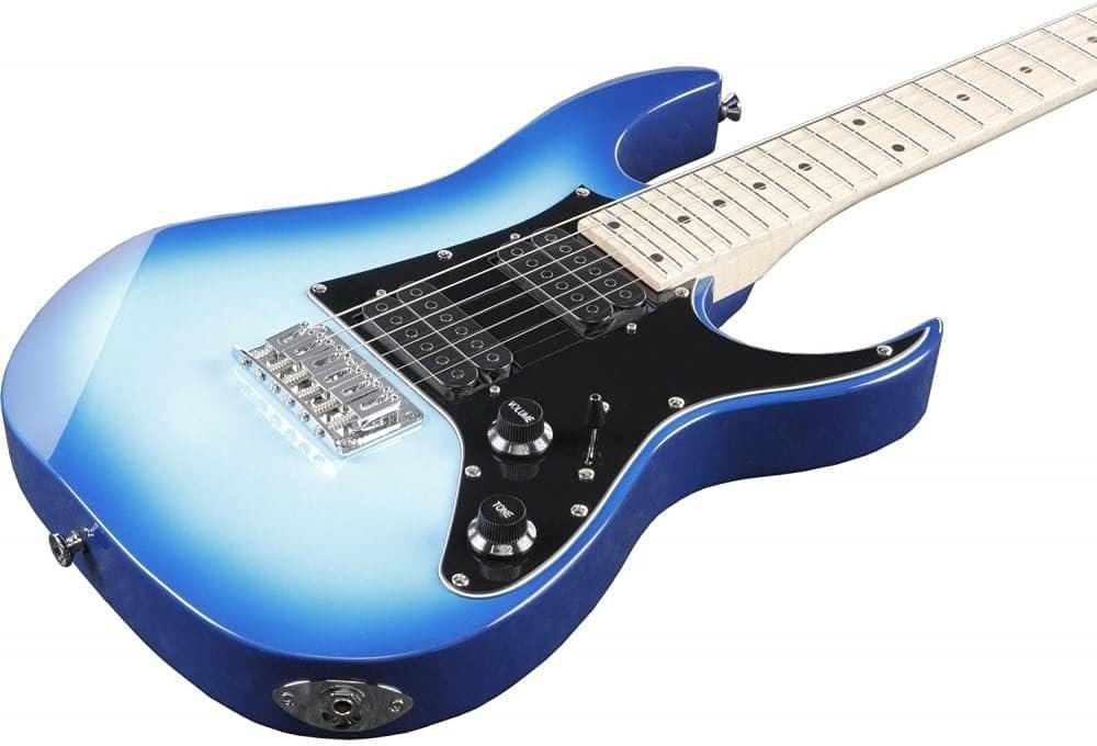 banez GRGM 6 String Solid-Body Electric Guitar, Right, Blue Burst (GRGM21MBLT)