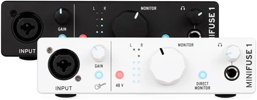 Arturia MiniFuse 1 USB-C Audio Interface, White