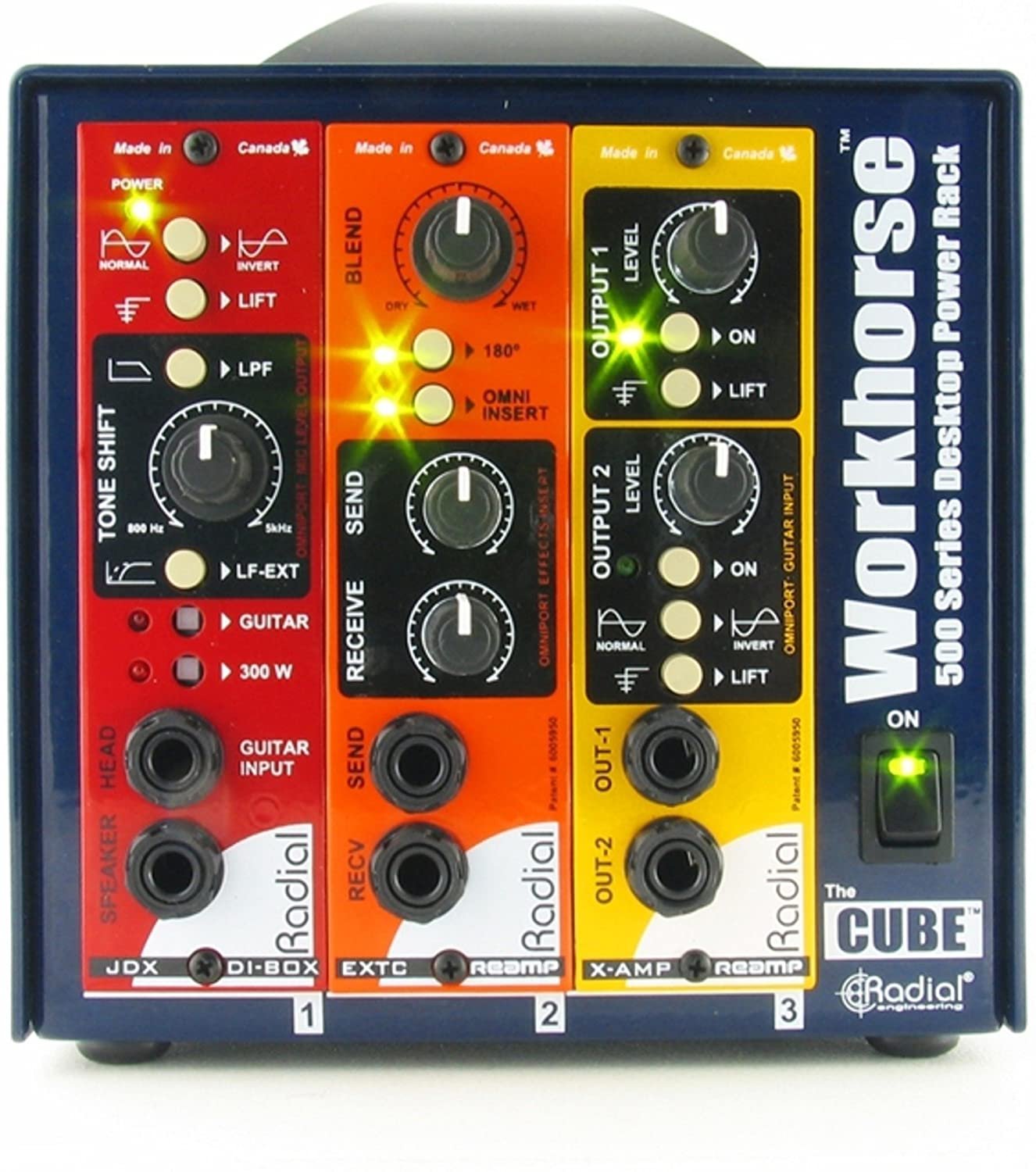 Radial Engineering Radial Workhorse Cube Desktop Power Rack