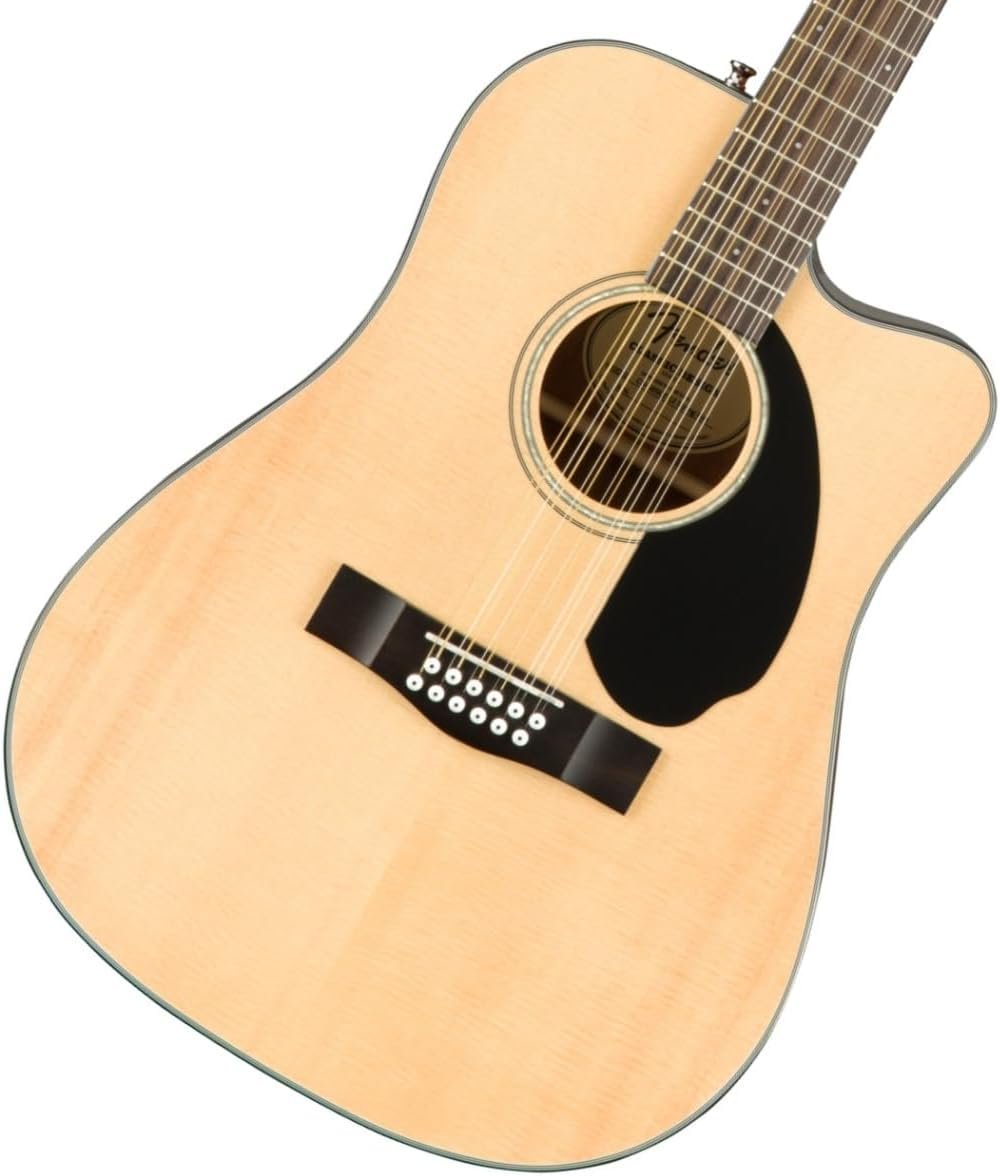 FENDER CD-60SCE DREADNOUGHT 12 STRING ACOUSTIC ELECTRIC GUITAR, WALNUT FINGERBOARD, NA