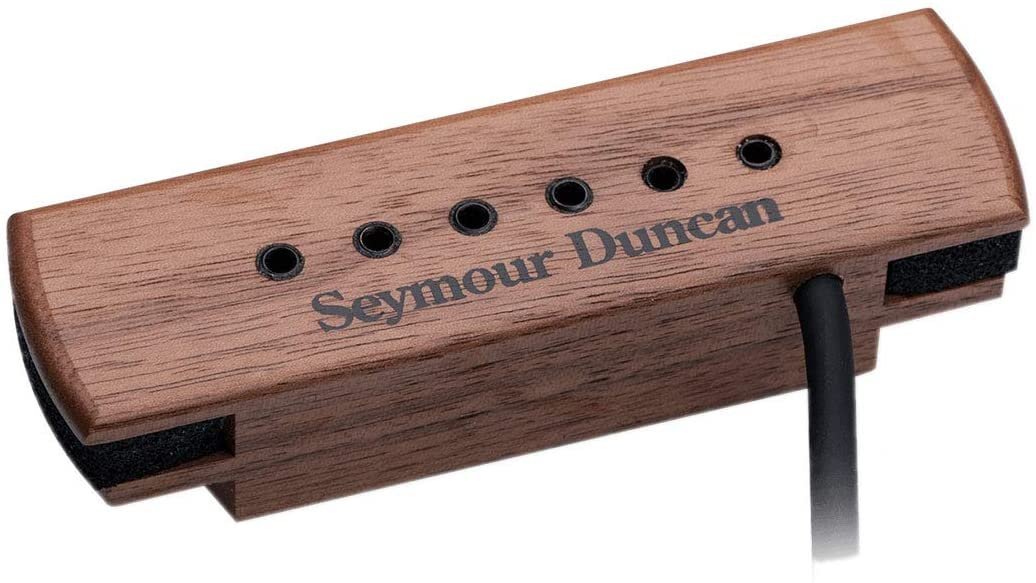 Seymour Duncan Woody XL Adjustable Pole Pieces Soundhole Pickup Walnut