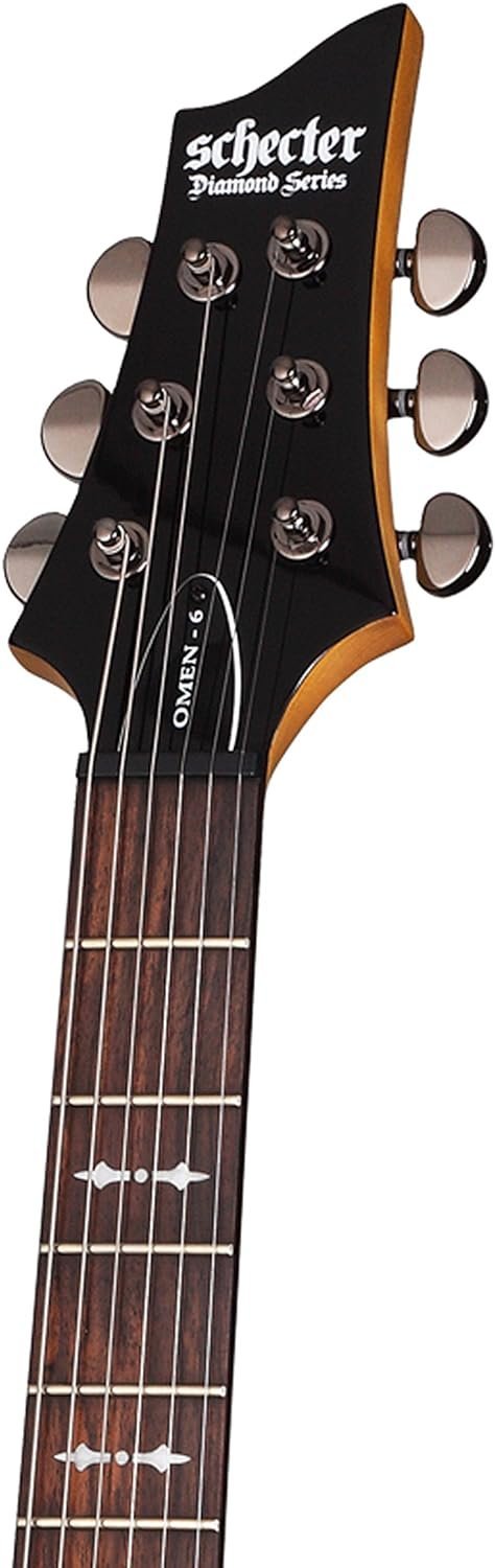 Schecter OMEN-6 6-String Electric Guitar, Black