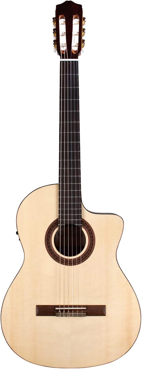 Cordoba C5-CE SP Classical Cutaway Acoustic-Electric Nylon String Guitar, Iberia Series