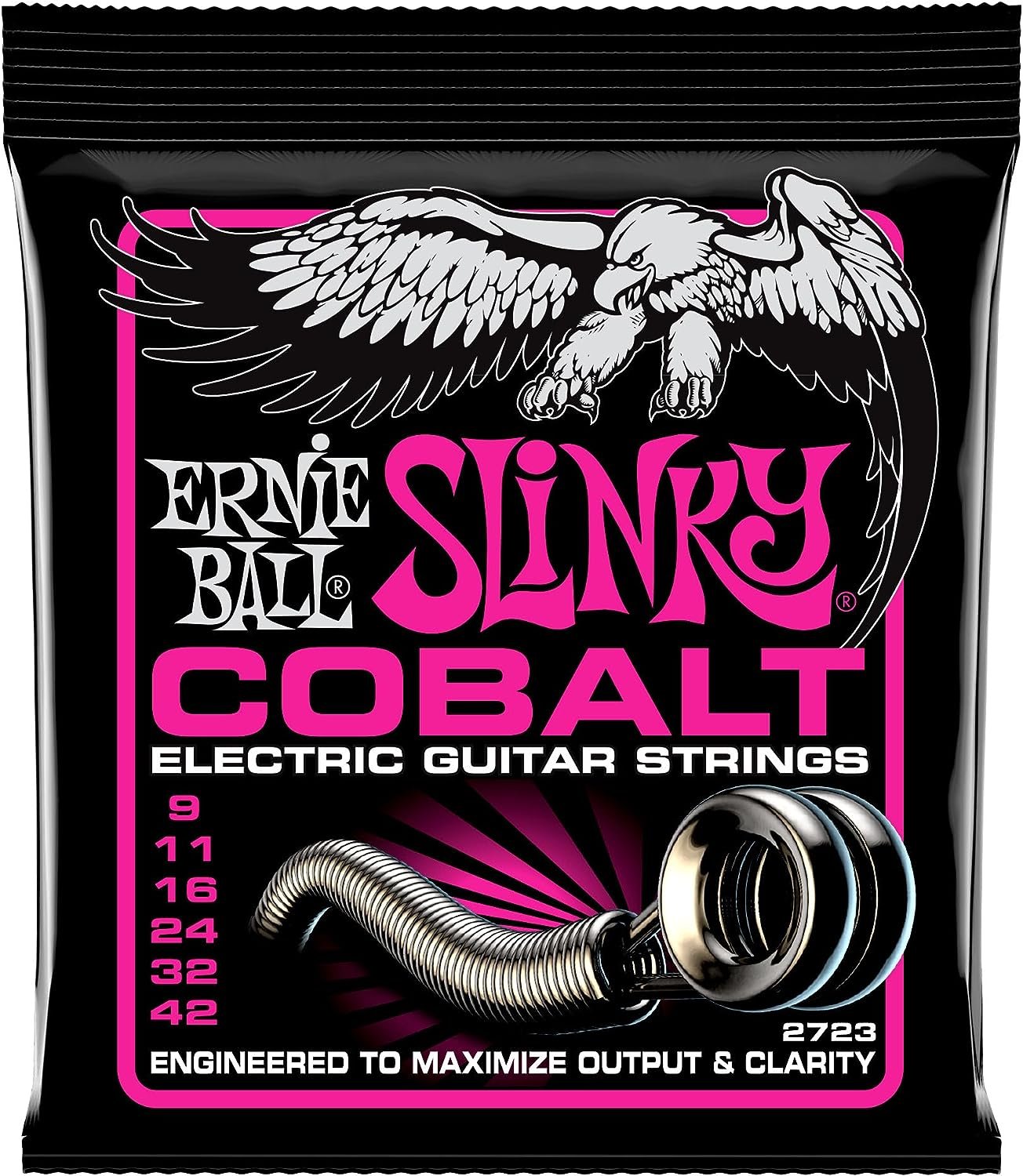 Ernie Ball Super Slinky Cobalt Electric Guitar Strings - 9-42 Gauge