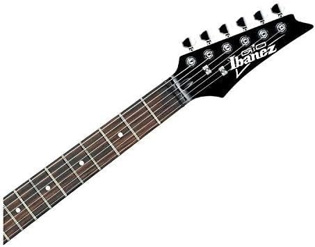 Ibanez 6 String Solid-Body Electric Guitar, Right, Transparent Green Burst (GRX70QATEB)