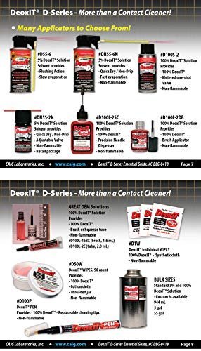 Caig Labs DN5S-6N Spray Contact Cleaner Revive Enhance Conductivity