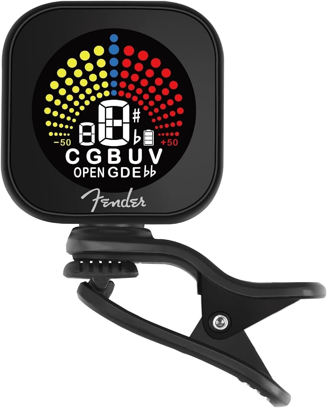 Fender Flash 2.0 Rechargeable Tuner, Black