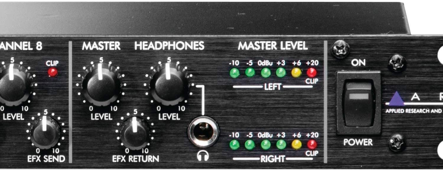 ART MX822 8-Channel Stereo Mixer