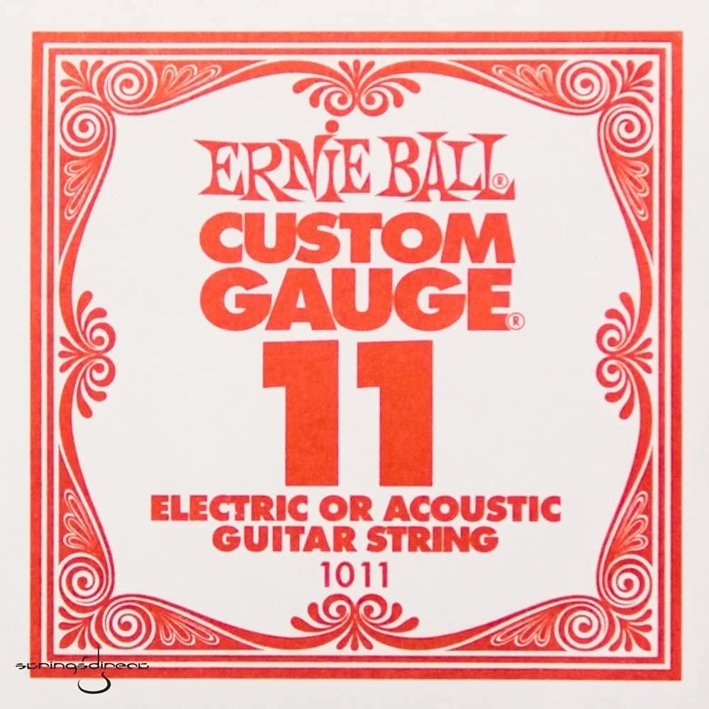 Ernie Ball Plain Steel, Single Strings, .011