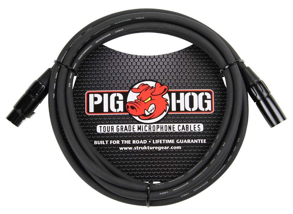 PHM10 8mm Tour Grade Mic Cable, XLR 10ft - 2-Pack