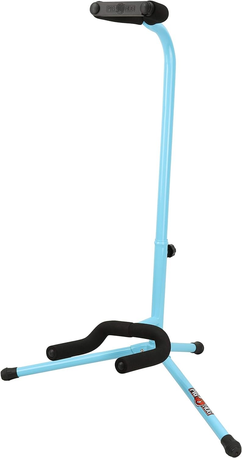 Pig Hog Guitar Stand Extra Padded - Daphne Blue