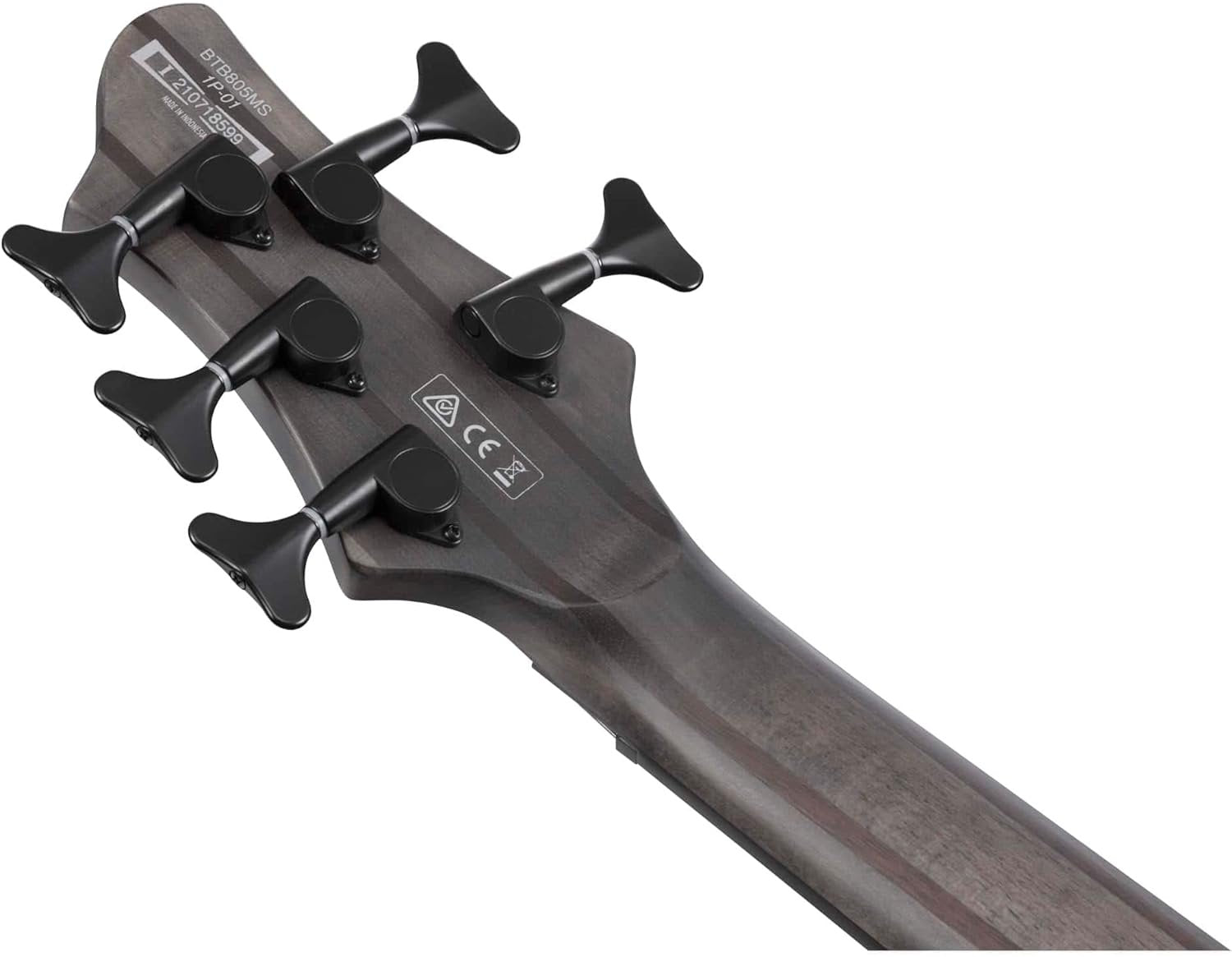 Ibanez BTB805MS Bass Workshop 5-String Bass Multi-Scale Transparent Gray Flat