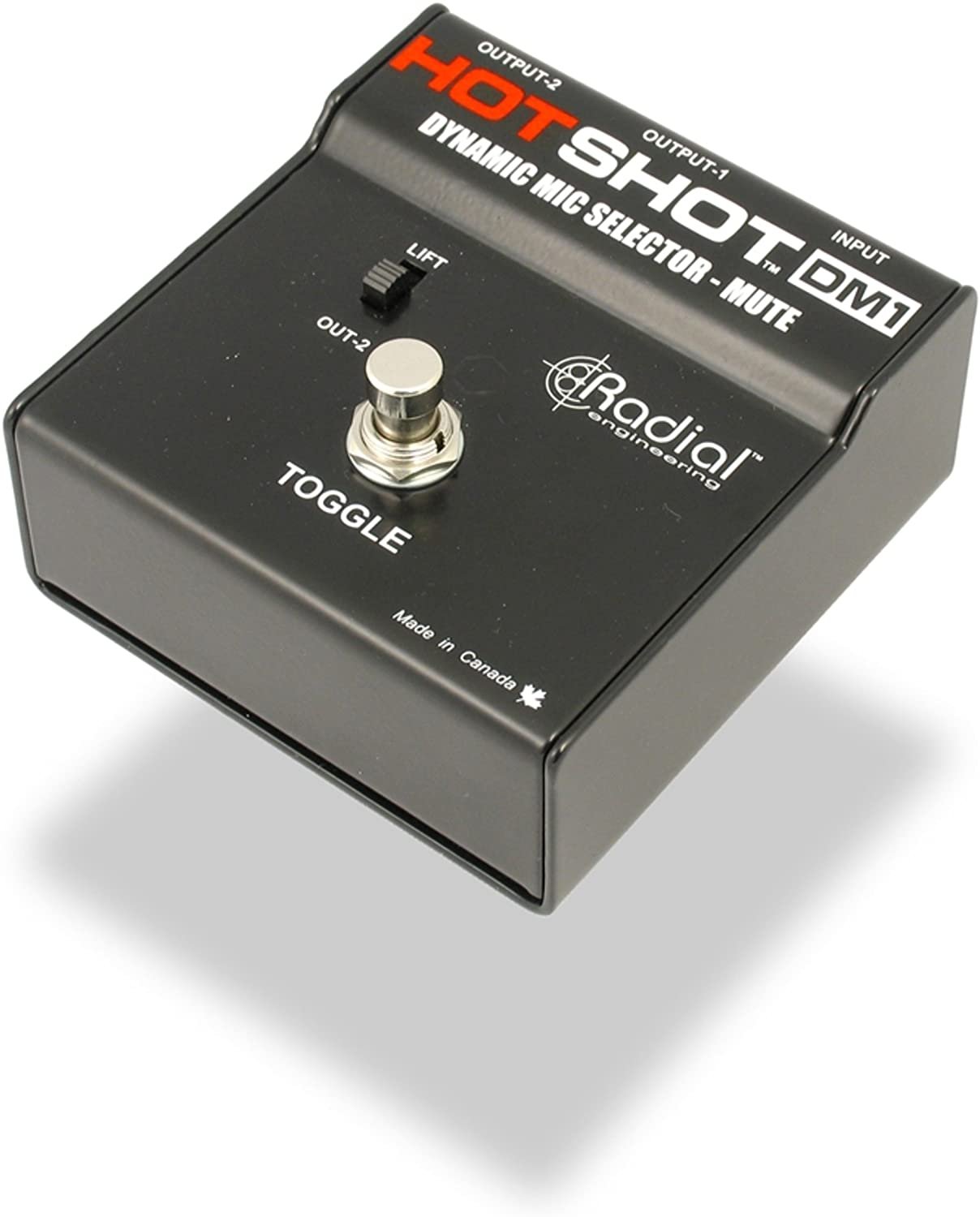 Radial Engineering HotShot DM1 Microphone Signal Muting Footswitch