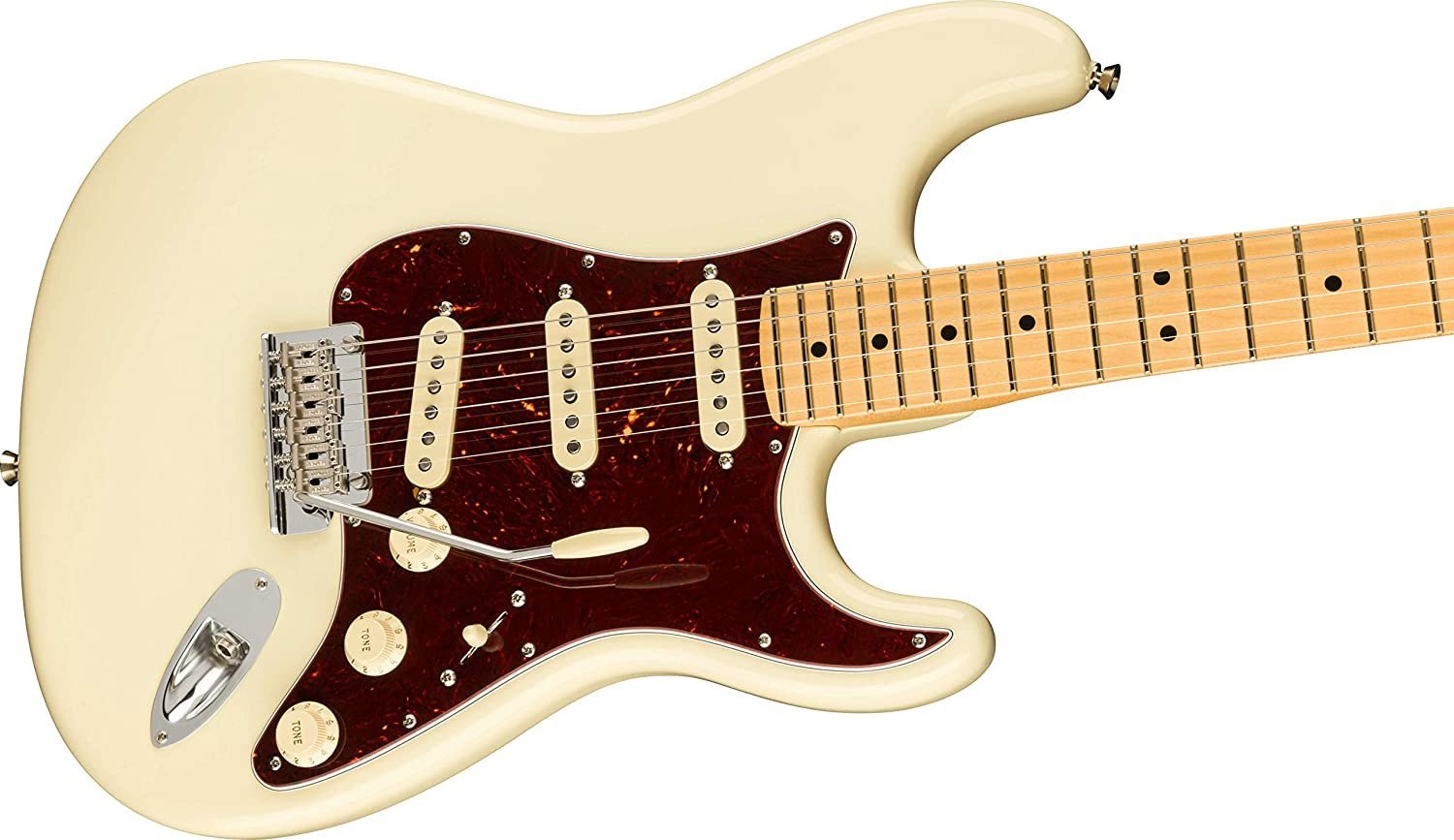 Fender American Professional II Stratocaster MN Olympic White w/Hardshell Case