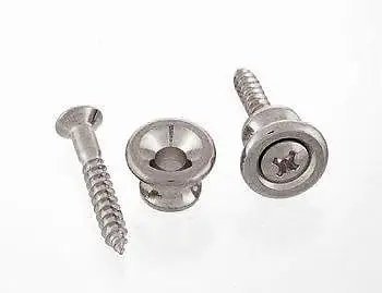 Gibson ® style strap buttons (2) with screws, Gotoh