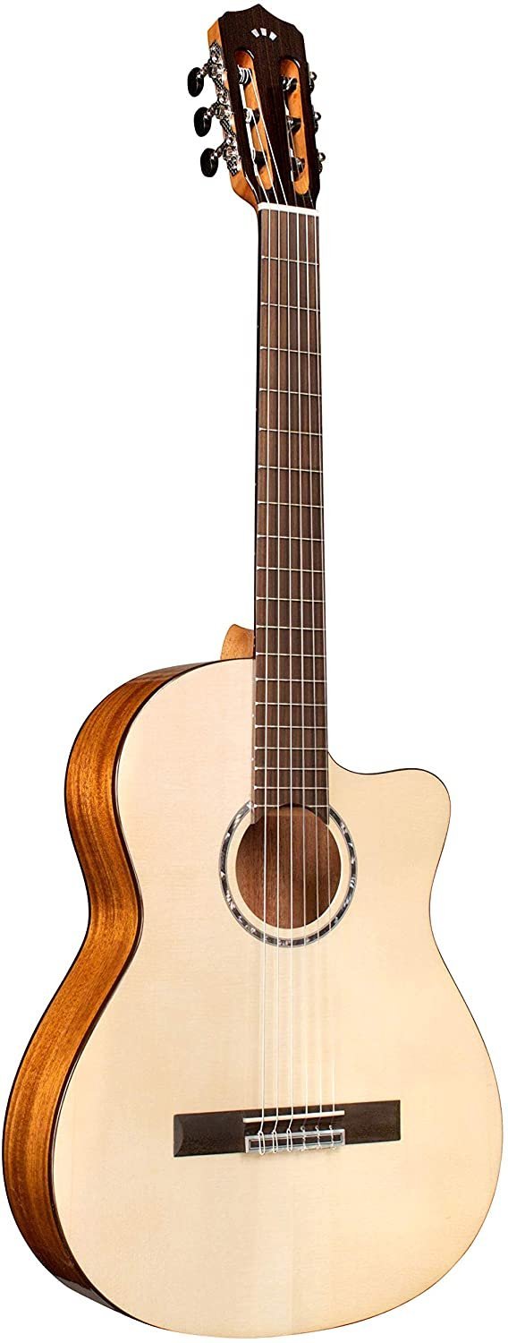 Cordoba Fusion 5 Acoustic-Electric Cutaway Nylon String Guitar, Natural, Fusion Series