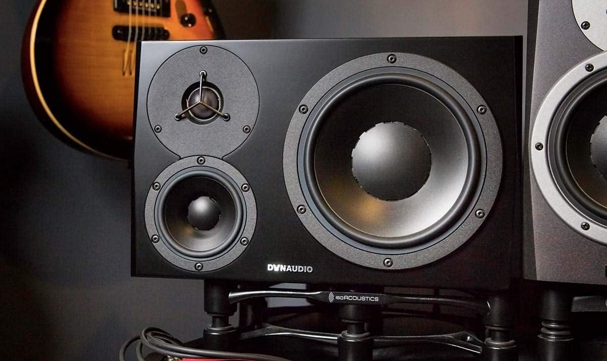 IsoAcoustics Aperta Series Isolation Speaker Stands with Tilt Adjustment: Aperta300 (11.8" x 7.9") Black (Single)
