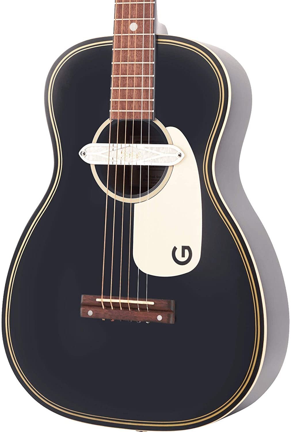 Gretsch G9520E Gin Rickey Acoustic/Electric Smokestack Black w/Soundhole Pickup