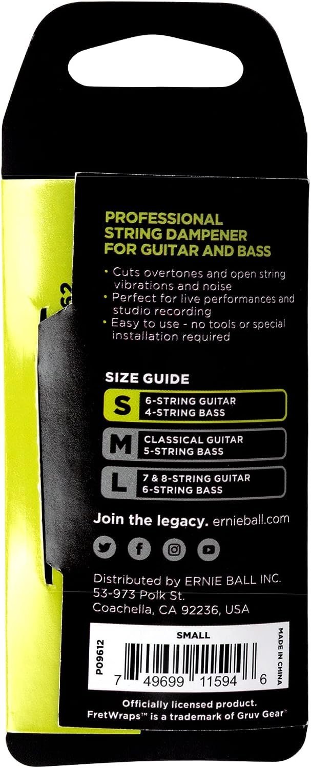 Ernie Ball Fretwrap by Gruv Gear, Small (P09612)