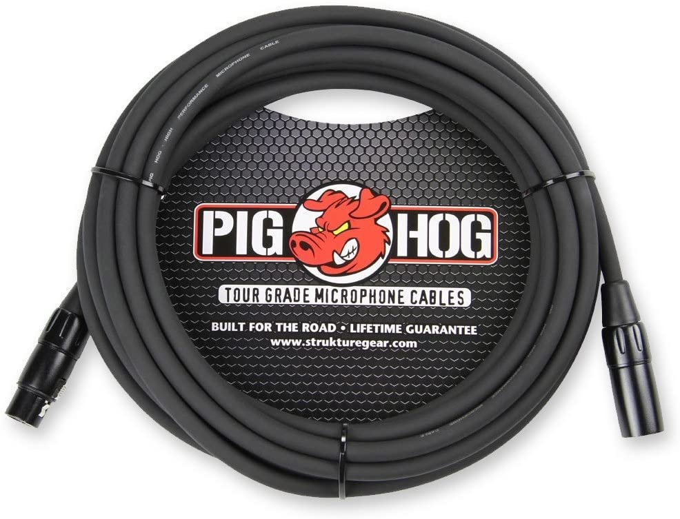 Pig Hog 20FT XLR Cable [8MM Mic Cable] 10 Pack - PHM20