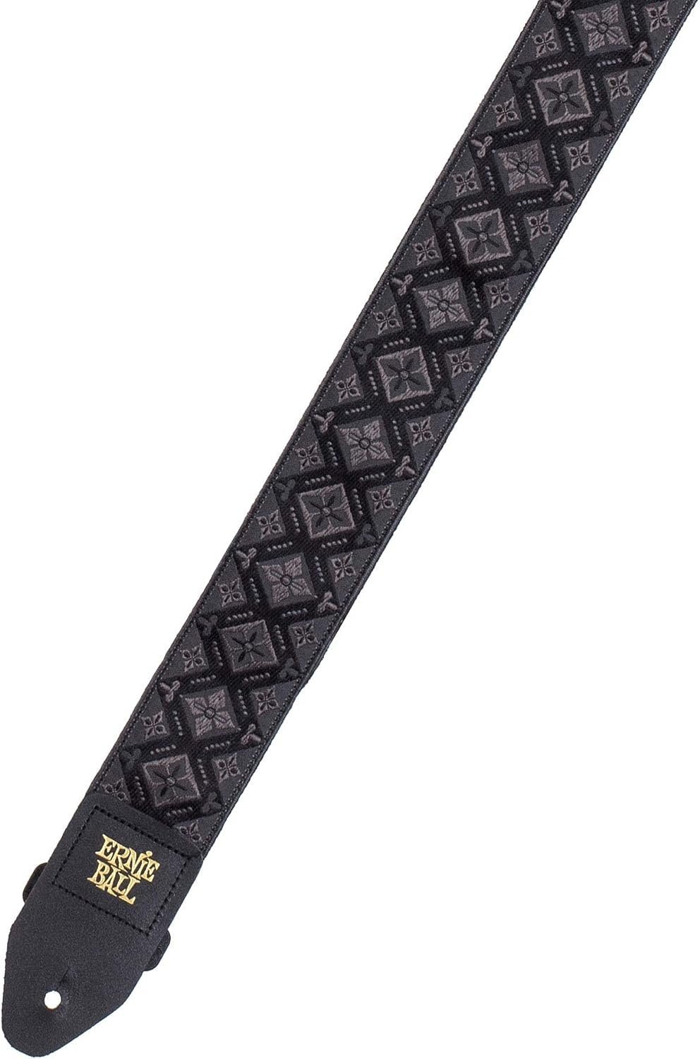 Ernie Ball Jacquard Guitar Strap, Regal Black (P04093)