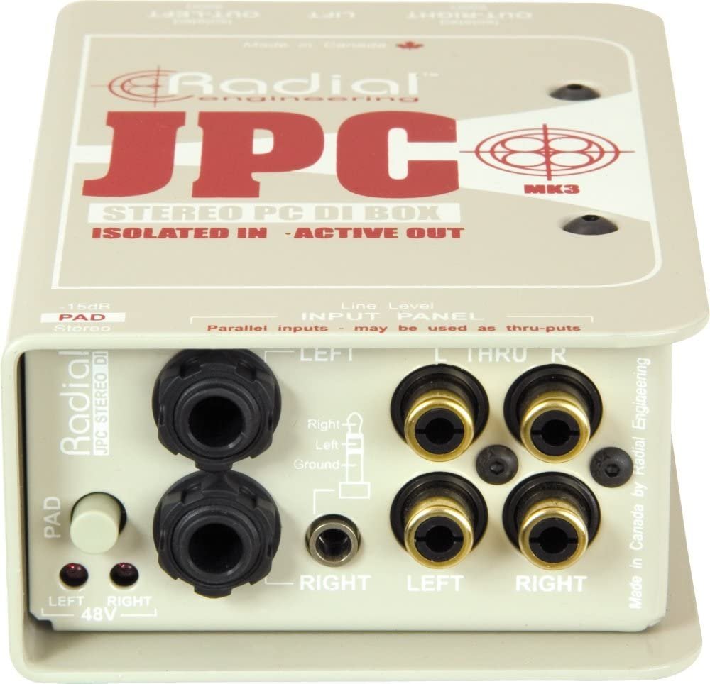 Radial Engineering JPC Stereo PC DI Box