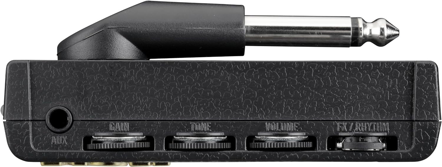 Vox amPlug 3 AC30 Headphone Guitar Amplifier w/Stereo FX, Tremolo, Speaker Emulation, Built-in Rhythms, and Aux in