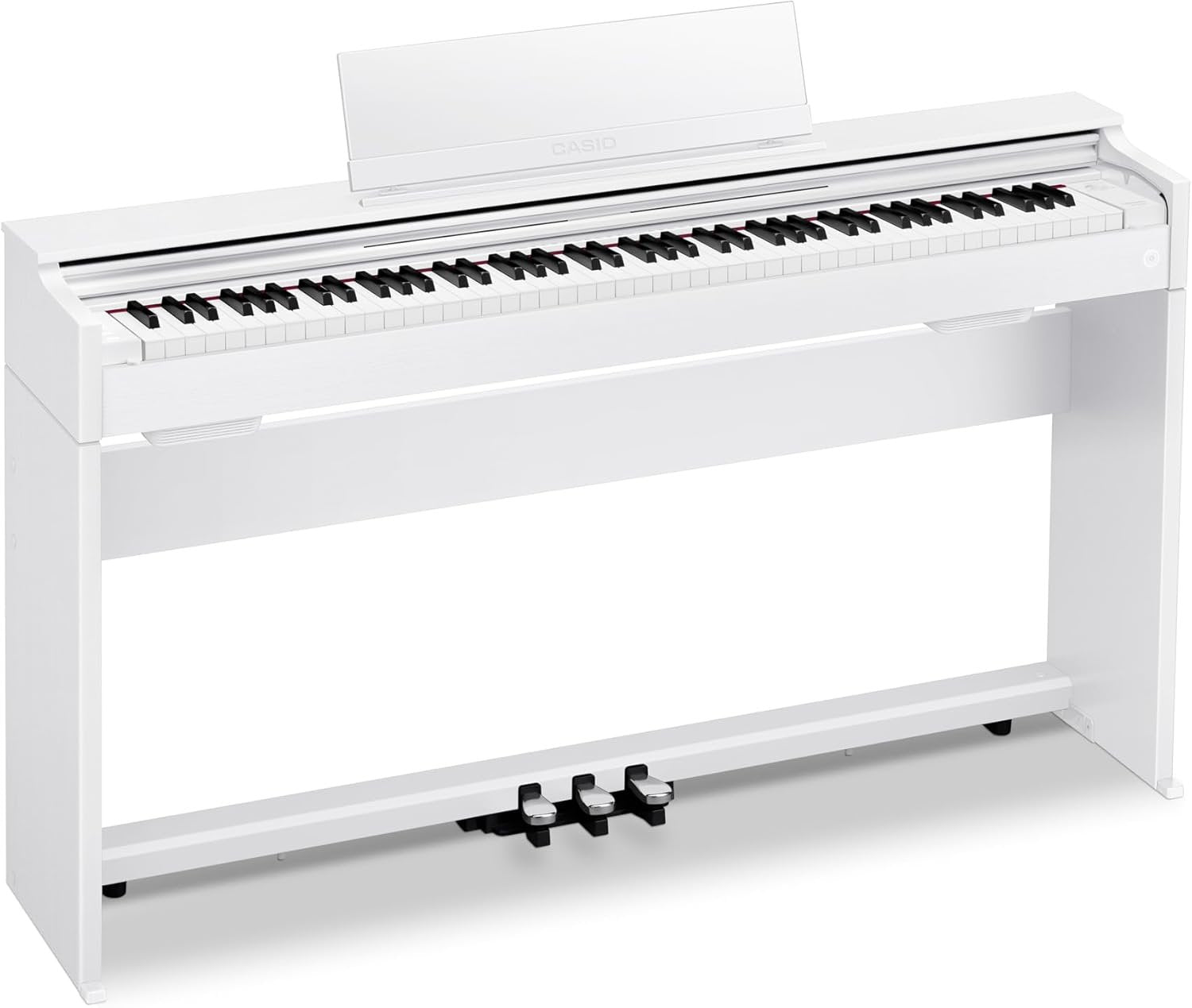 Casio CELVIANO AP-S200 Console Digital Piano, with 88 Weighted Keys, 19 Tones, 40W Speaker System, Bluetooth Audio/MIDI, USB, White Finish (AP-S200WE)